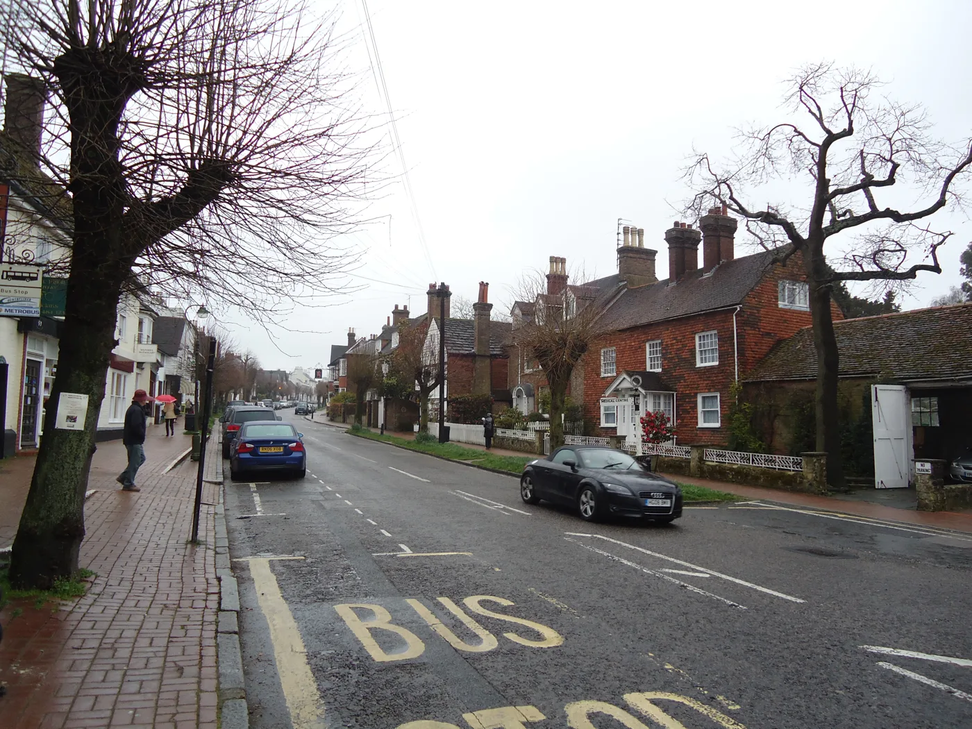 Lindfield High Street, where the bonfire procession forms up and which closes from 6.30pm on the night